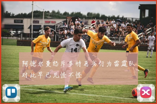 阿德尔曼怒斥多特恶劣行为雷霆队对此早已见怪不怪